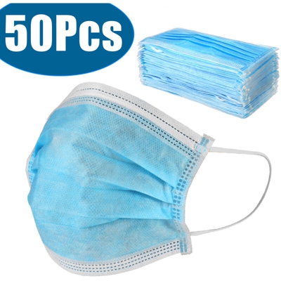 Maschera viso usa e getta 50 pezzi