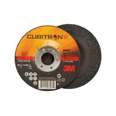 3M - Disk Sbavatura Cubitron (Tm) Ii Per La Lavorazione Di Acciaio Inox, Ø X Spessore. : 230 X 7 Mm, Velocità Massima. 6650 Giri / Min
