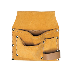 Borsa carpentiere crosta 3 tasche con portamartello cf. blister - Maurer en oferta