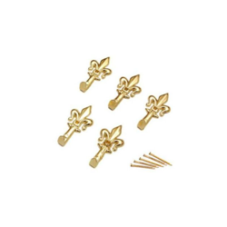 Capaldo - GANCIO APPENDIQUADRO 'GIGLIO' OTTONATO, 5 pezzi MISURA GRANDE - 0659 características