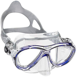 Cressi Eyes Evolution Crystal Maschera Subacquea con Alte Prestazioni, Unisex Adulto, Trasparente/Blu en oferta