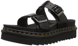Dr. Martens Myles, Sandali Punta Aperta Unisex Adulti, Black Black Brando 001, 37 EU en oferta
