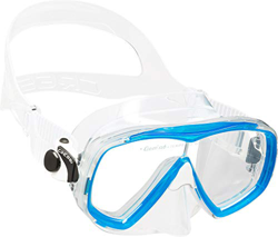 Cressi Estrella Mask Maschera Subacquea, Vetro Temperato di Grande Affidabilità e Tradizione, Unica, Trasparente/Blu (Acquamarina) características