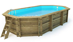 Salone Negozio Online Piscina Ottagonale in Legno IMPREGNATO Diametro CM.657X407X120H precio
