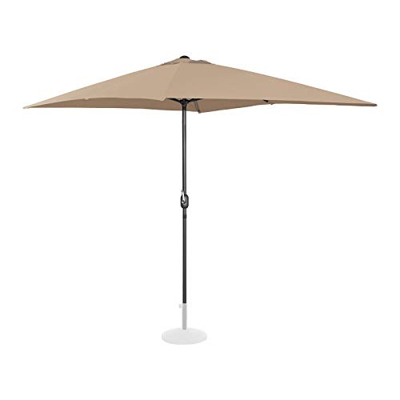 Uniprodo Ombrellone da Esterno Ombrello da Giardino Uni_Umbrella_SQ2030TA (Talpa, Rettangolare, 200 x 300 cm, 180 g/m2)
