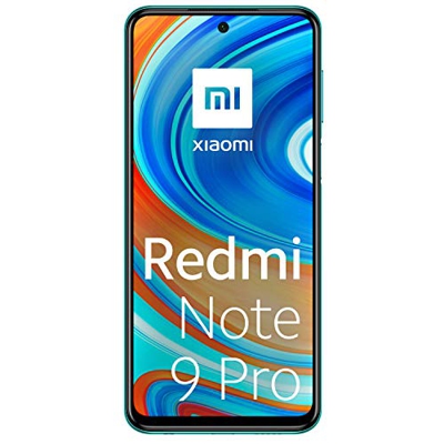 Xiaomi Redmi Note 9 Pro Smartphone 6GB RAM 128GB ROM 6.67" DotDisplay 64MP AI Quad Caméra 5020mAh (typ)* NFC Vert [Version Globale], Tropical Green