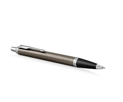 PARKER 1931671 IM Penna a Sfera, Punta Media e Ricarica di Inchiostro Blu, Dark Espresso Chrome Trim en oferta