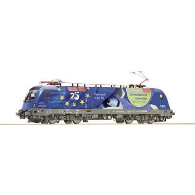 70502 H0 E-Lok 1116 276-7 di EBB 25 anni Austria in DellUE - Roco