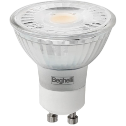 56174 Lampada Spot Gu10 Glass Ecoled 30° Beghelli 56172 6W 30 6500K características