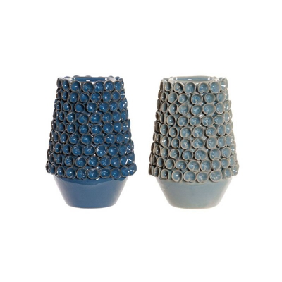 Vaso Gres Mediterraneo (2 pcs) (16 x 16 x 22 cm) - Dekodonia