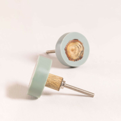 Set di 2 maniglie Dayna Celadon Mousse Resina - Sklum características