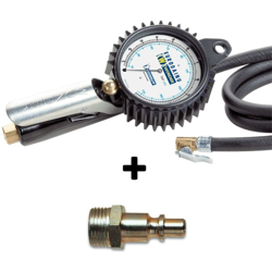 PISTOLA GONFIAGGIO BY MICHELIN BAR PSI MANOMETRO PNEUMATICI+RACC ITA 1/4' - Wonder precio