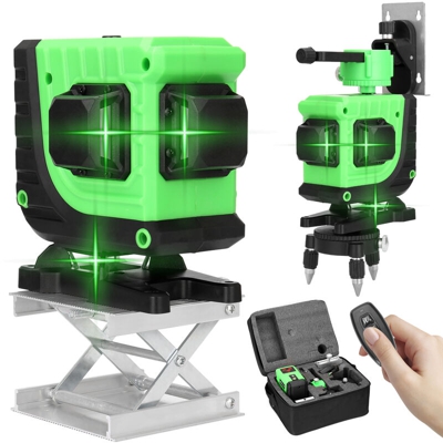 Livella laser KKmoon 3D a 12 linee con standard europeo 220V