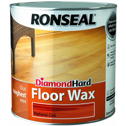 Ronseal DHFWNO25L - Cera Diamond Hard per pavimenti in legno, 2,5 litri, finitura: quercia naturale características
