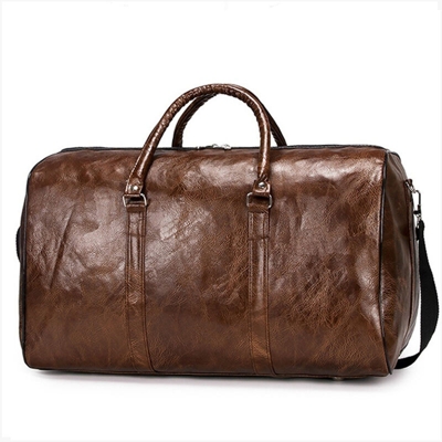 Augienb - Borsone da viaggio in pelle Borsa da viaggio sportiva grande Borsa da viaggio