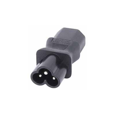 IEC C6 trifoglio a IEC C13 Adattatore - Lindy
