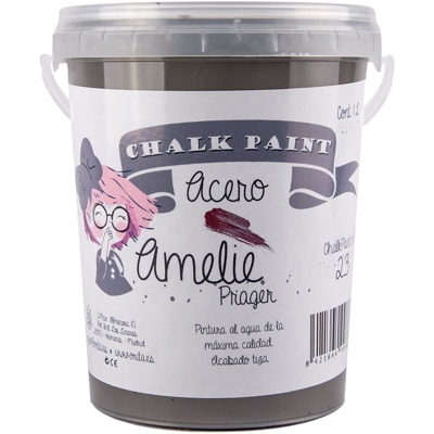 Amelie Prager 1000 – 23 pittura a la gesso, acciaio, 1 l