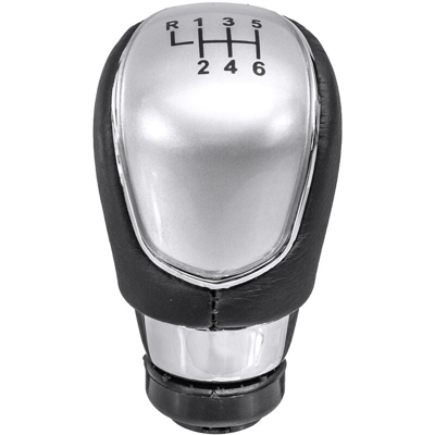 Pomello del cambio a 6 velocità per Ford Focus 2 MK2 FL MK3 MK4 MK7 Mondeo Kuga Galaxy Fiesta Silver