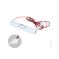 Batteria lampada d'emergenza 3xD ST4 3.6V 4Ah + AMP precio