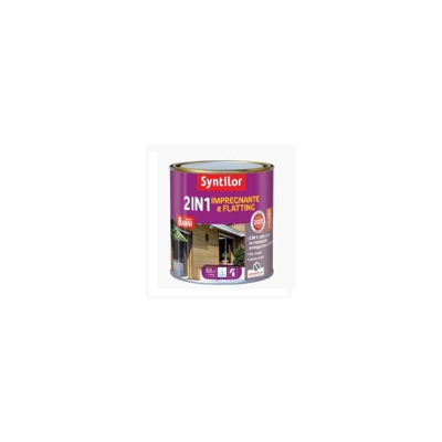 2 in 1 Impregnante e Flatting Incolore Lucido 0,5 lt