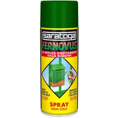 Vernice Antiruggine Spray Fernovus 400ml Saratoga - Verde Prato Brillante