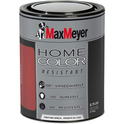 Maxmeyer- Pittura Murale Decorativa Homecolor Resistant 0,75 Lt Scarlet en oferta
