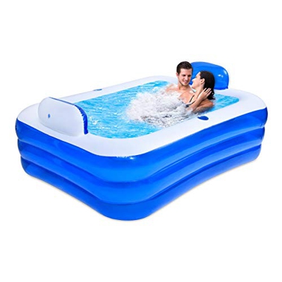 Piscina gonfiabile, piscine gonfiabili per bambini e adulti, giardino del cortile sala lounge con doppia vasca da bagno 3 strati