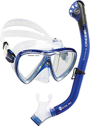 Cressi Ikarus & Orion Dry, Scuba/Snorkeling Combo Set Unisex Adulto, Trasparente/Blu Traslucido, Taglia Unica precio