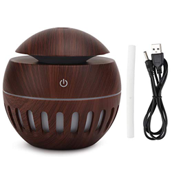 ZJchao Umidificatore d'Aria Portatile USB da 130 ml, umidificatore Cavo a Grana di Legno Camera da Letto Essenziale diffusore purificatore Nebbia per  características