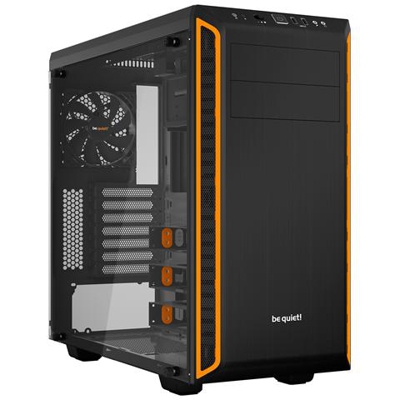 Case PC Pure Base 600 Window Middle Tower ATX / Micro-ATX / Mini-ITX 2 Porte USB 3.0 Colore Nero e Arancione