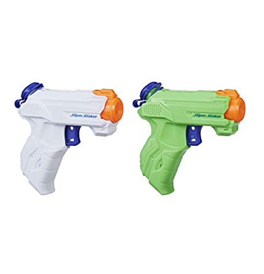 Hasbro, pistola ad acqua a spruzzo Super Soaker ZipFire, confezione da 2 pezzi