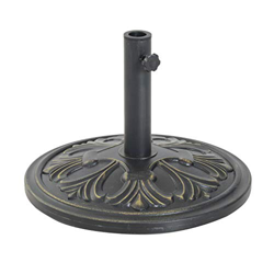 Outsunny Base per Ombrellone per Palo da 35mm/38mm/48mm Peso 13KG da Giardino HDPE Φ48x34cm en oferta