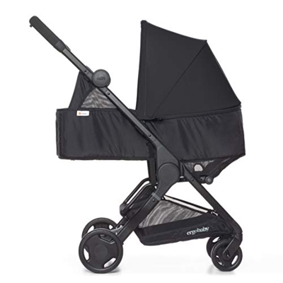 ERGOBAG - Passeggino con navicelle, colore nero.