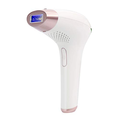 Epilatore a Luce Pulsata, Indolore Permanente Epilazione IPL, Dispositivo di Epilatoricon con 500000 Luce, e 5 Livelli di Energia e 2 Modalità del'uso