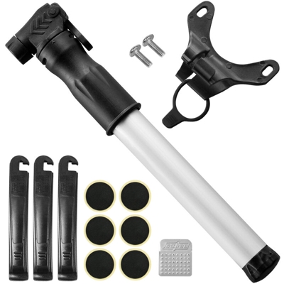 Set di accessori per biciclette 3 (mini pompa portatile SAHOO + pellicola gratuita * 6 + pezzo di frustrazione * 1 + scatola di imballaggio * 1 +