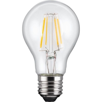 Lampadina LED E27 Bianco Caldo 4W con Filamento Classe A++ - Goobay