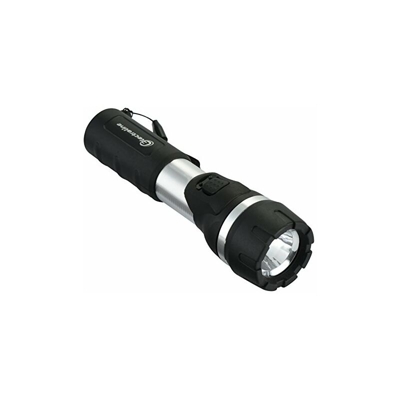 58043 Torcia LED SpotlightTorcia d'Emergenza 70 Lumen con Manico Ergonomico ed Interruttore on/off, Impermeabile IP44 e Resistente agli urti Batterie