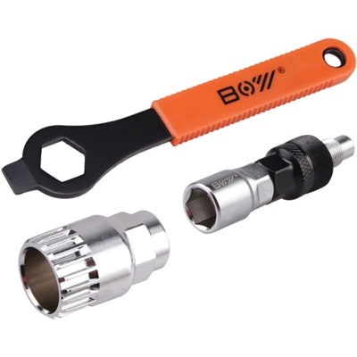 Set di strumenti per la rimozione dell'asse centrale della bicicletta