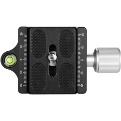 Andoer DC-50P Supporto professionale per piastra a sgancio rapido in lega di alluminio, processo finale, standard Aka Yajia con piastra a sgancio características