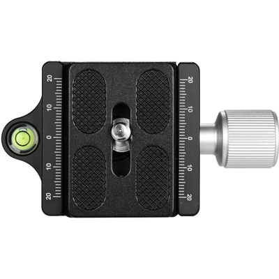 Andoer DC-50P Supporto professionale per piastra a sgancio rapido in lega di alluminio, processo finale, standard Aka Yajia con piastra a sgancio