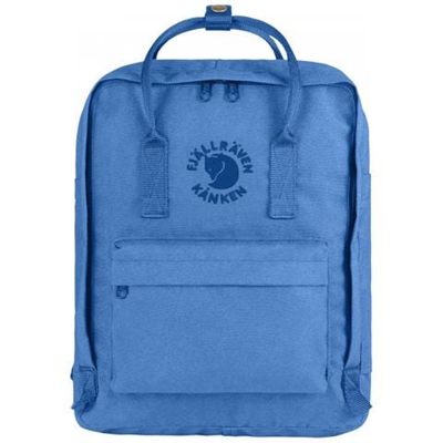 Re-Kånken, Blu, Poliestere, Front pocket, Cerniera