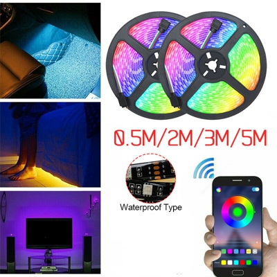 RGB 5050 LED USB Striscia flessibile WiFi Controller di controllo APP Bluetooth Impermeabile IP67 Decorazione di illuminazione di sfondo