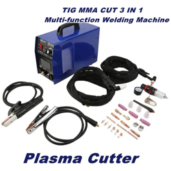 Plasmargon 110 / 220V TIG 120A MMA 30A CUT 3 in 1 Inverter Plasma Cutter Multifunzione Saldatrice Saldatrice portatile en oferta