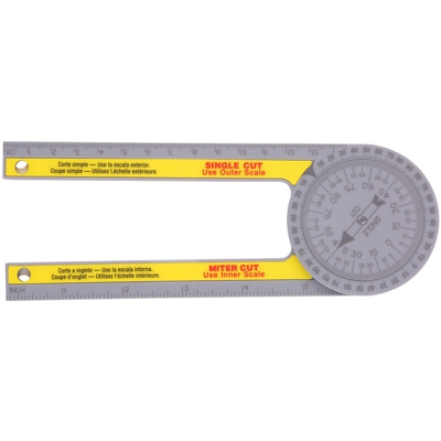 Mitre Saw trasferimento trasportatore angolo regola Regola Calibro misura dell'angolo per carpentieri ABS lavori di ristrutturazione metriche nel