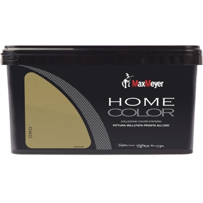 PITTURA LAVABILE METALLIZZATA HOMECOLOR ORO - Max Meyer