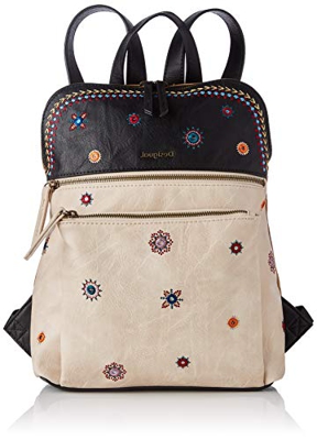 Desigual PU Backpack Medium, Zaino Medio Donna, Marrone