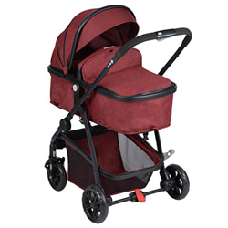 Safety 1St Hello 2 in 1 Duo Navicella Passeggino, Reversibile e Reclinabile, Seduta Si Trasforma in Navicella, Coprigambe, Parapioggia Passeggino e Ad precio