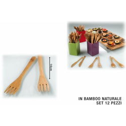 Bighouse It - FORCHETTA IN BAMBOO CM.14 SET 12 PZ. características