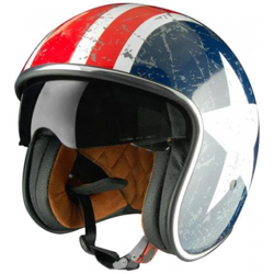 Casco Jet Sprint Rebel Star Xs características