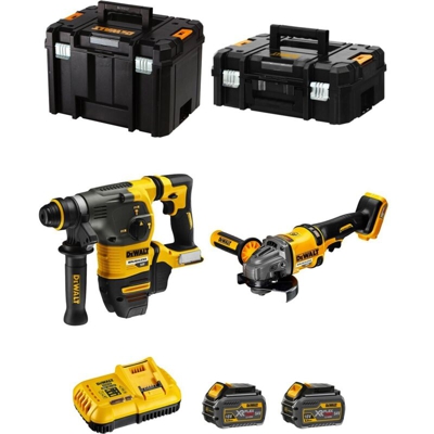 DeWALT Kit FVK271T2-QW 54V/18V (DCH333 + DCG414 + 2 x 6,0 Ah + DCB118 + TSTAK II + TSTAK VI)